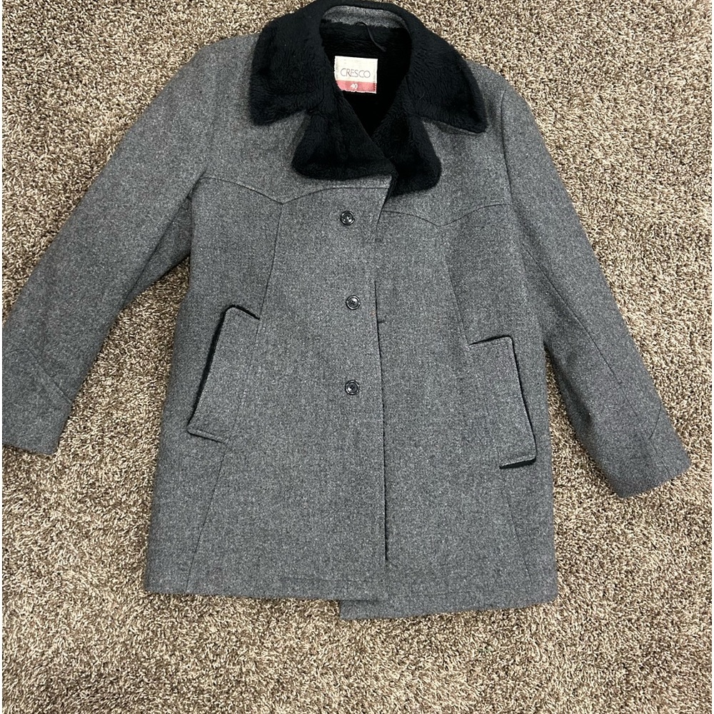 Vintage Cresco Coat Wool 1960s